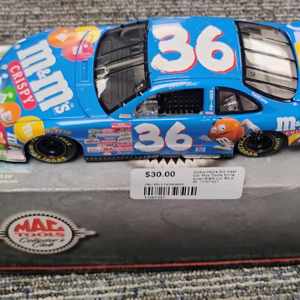 Mac Tools Die Cast Car Ernie Irvan M&M Car BLUE