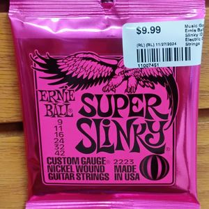 Ernie Ball Super Slinky Guitar Strings