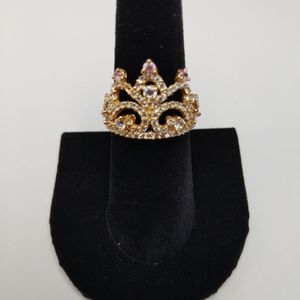  14kt Gold Crown Ring