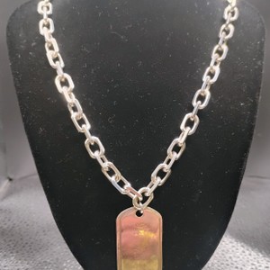  Silver Mariner Dogtag Necklace 72.8gr