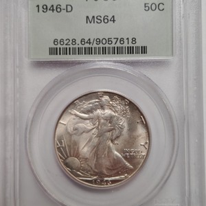 PCGS 1946-D 50c