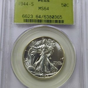 PCGS 1944-S MS64 50C