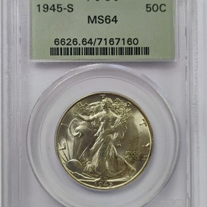 PCGS 1945-S MS64 50C