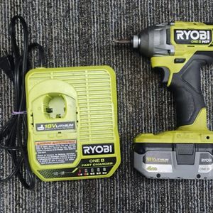 Ryobi pblid02 18V Impact Driver w/4ah battery + charger