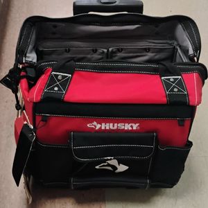 Husky 14" Rolling Tool Tote
