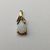  14kt gold pendant w/ opal stone 