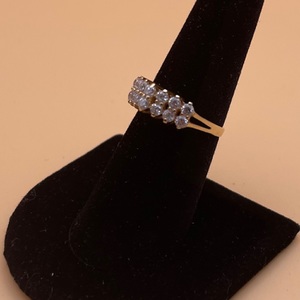  14kt Gold Ring w/CZ Size 6.5