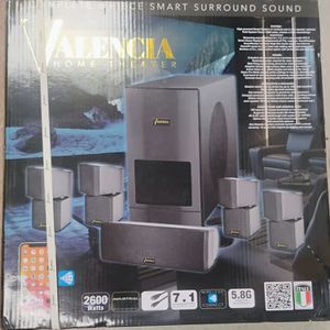 Valencia Home Theater 6 Piece Surround Sound New in Box